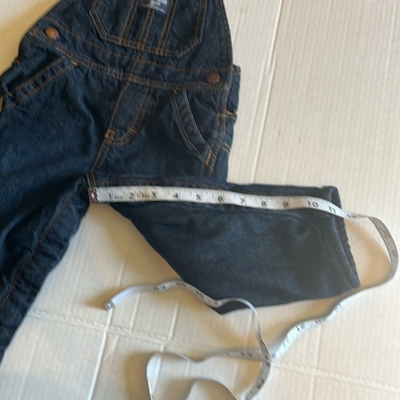 Oshkosh B’gosh-18 months-darker wash blue-carpenter,lined, bib overalls. - Picture 10 of 12